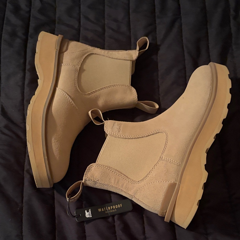 Tan sorel Waterproof Boots